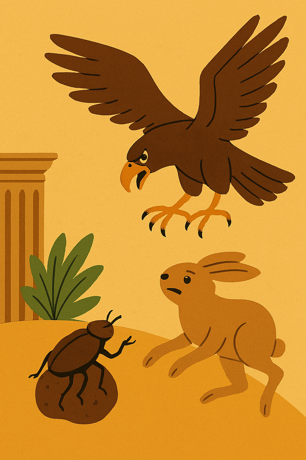 No.003「鷲とセンチコガネ」