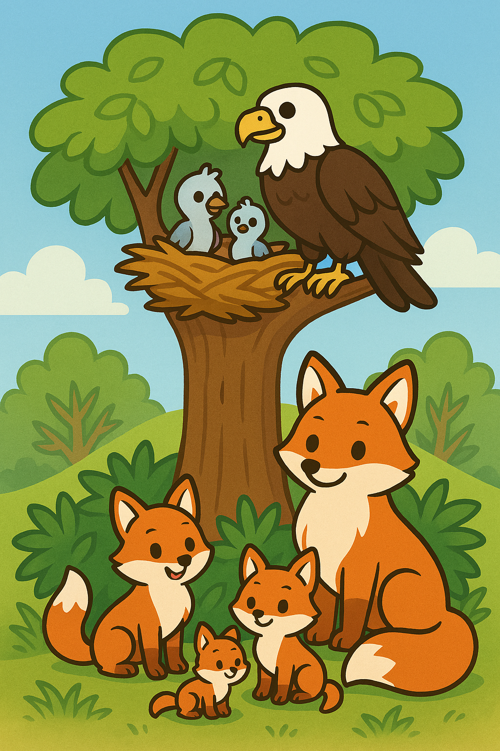 No.001「鷲と狐」